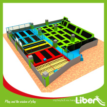 Indoor Custom Trampoline Arena para Park, Trampoline Park con Dodgeball